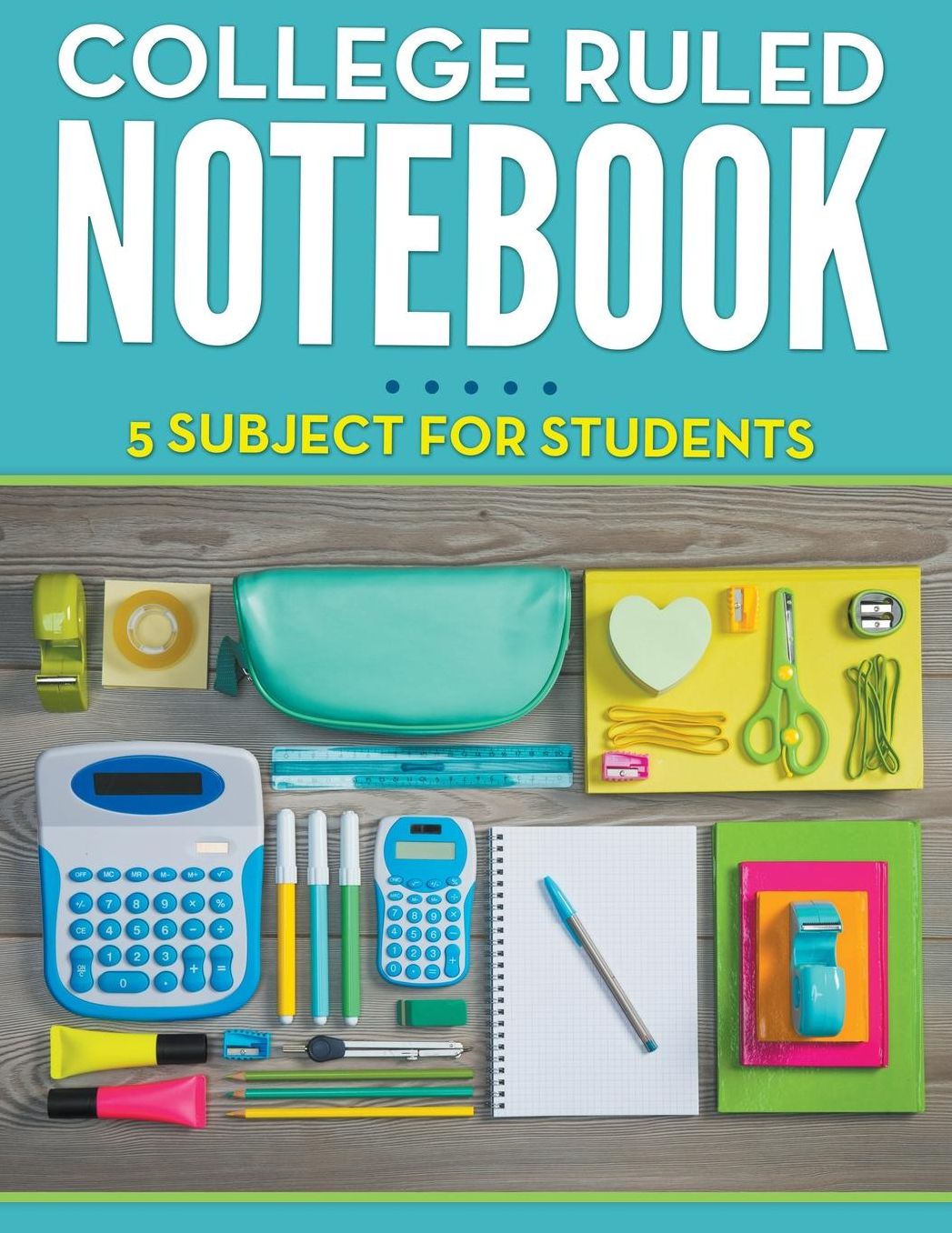 College Ruled Notebook - 5 Subject for Students