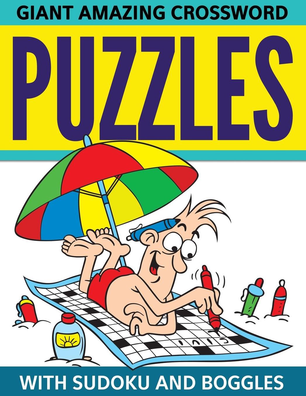 Giant Amazing Crossword Puzzles with Sudoku and Boggles
