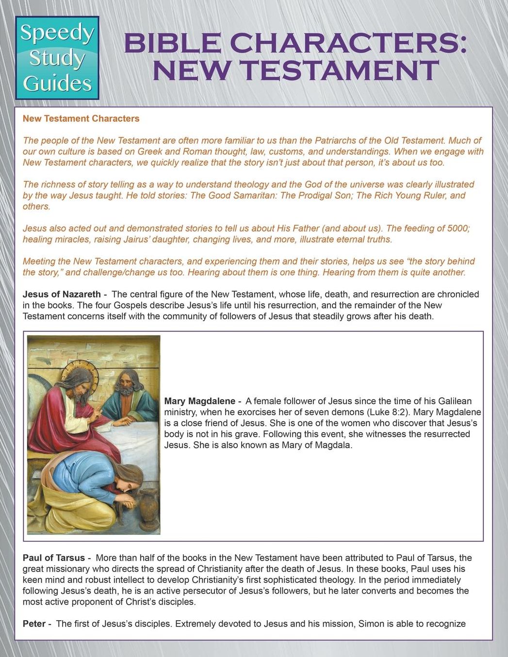 Bible Characters: New Testament (Speedy Study Guides)