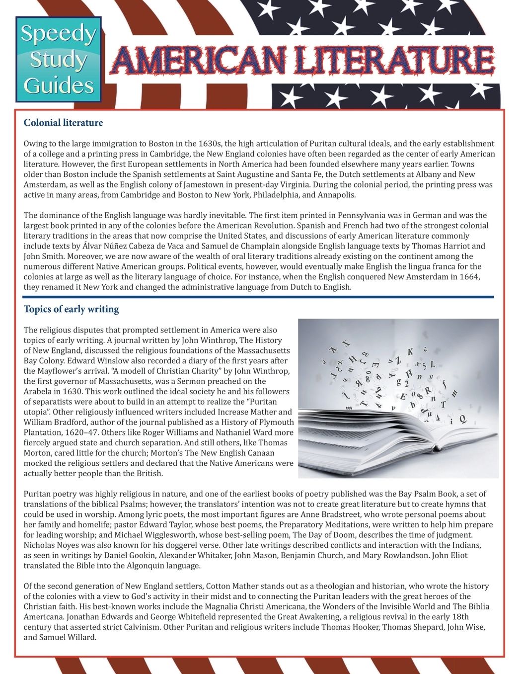 American Literature (Speedy Study Guides)
