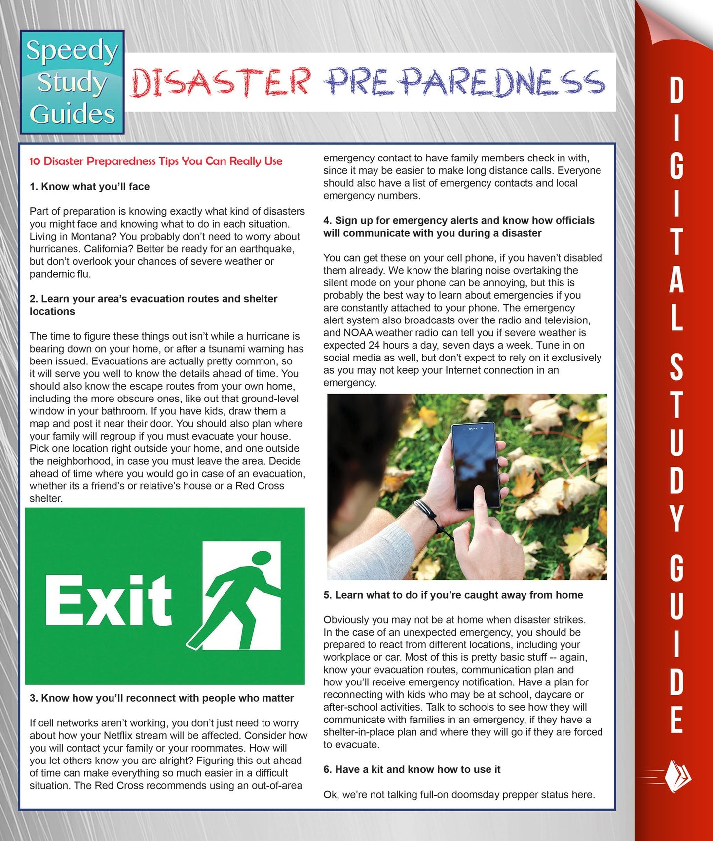 Disaster Preparedness (Speedy Study Guides)