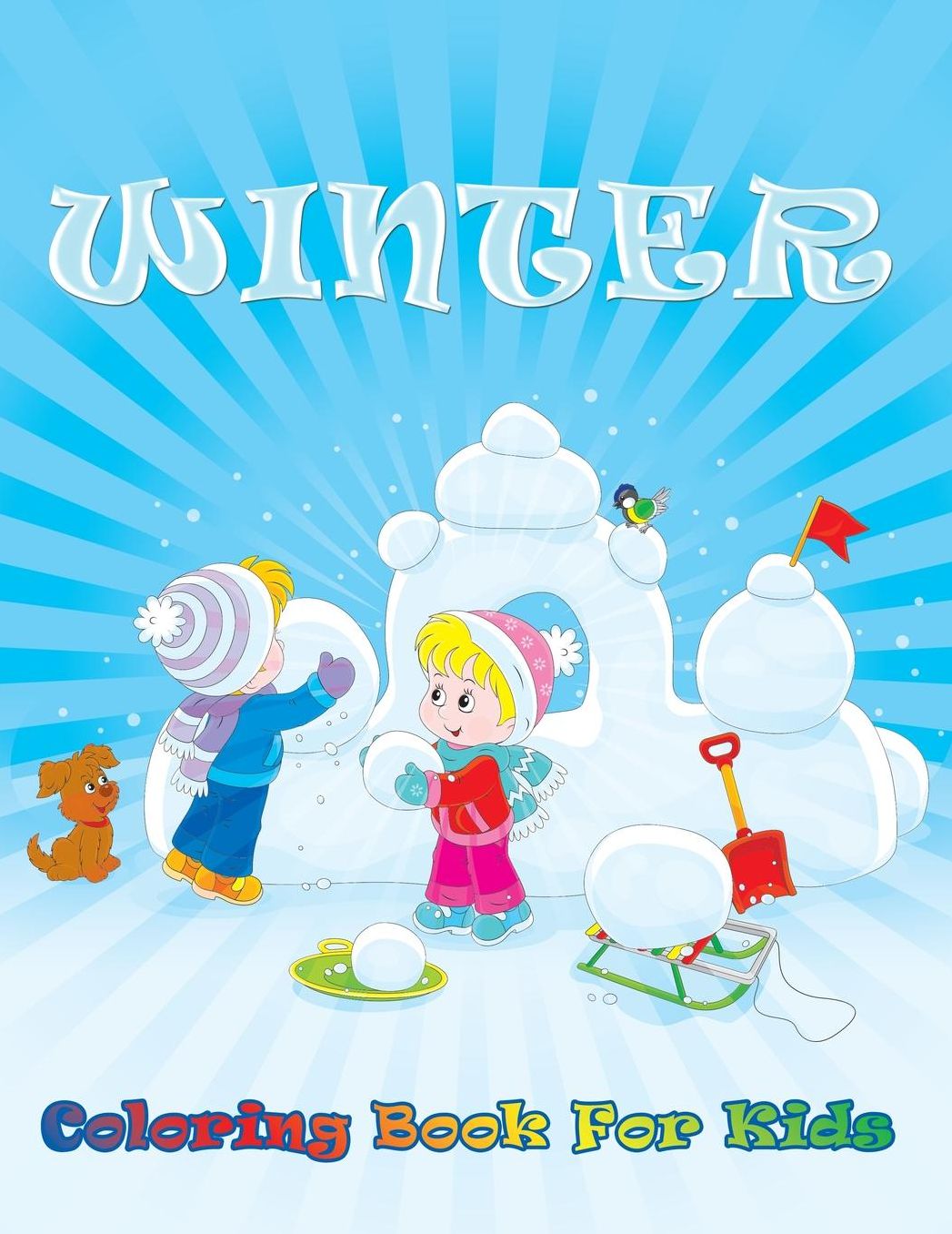 Winter Coloring Book for Kids