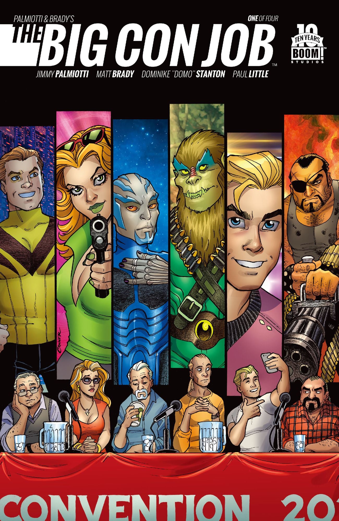 Palmiotti and Brady's The Big Con Job #1 (of 4)