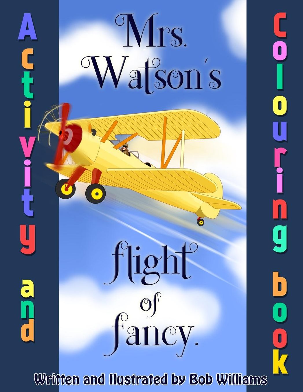 Mrs. Watson's Flight of Fancy, Colouring Book