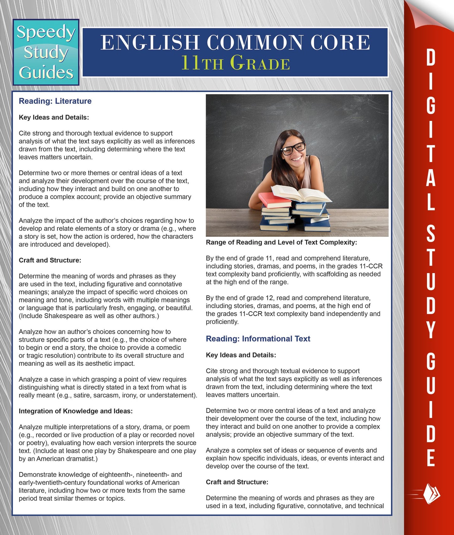 English Common Core 11th Grade (Speedy Study Guides)