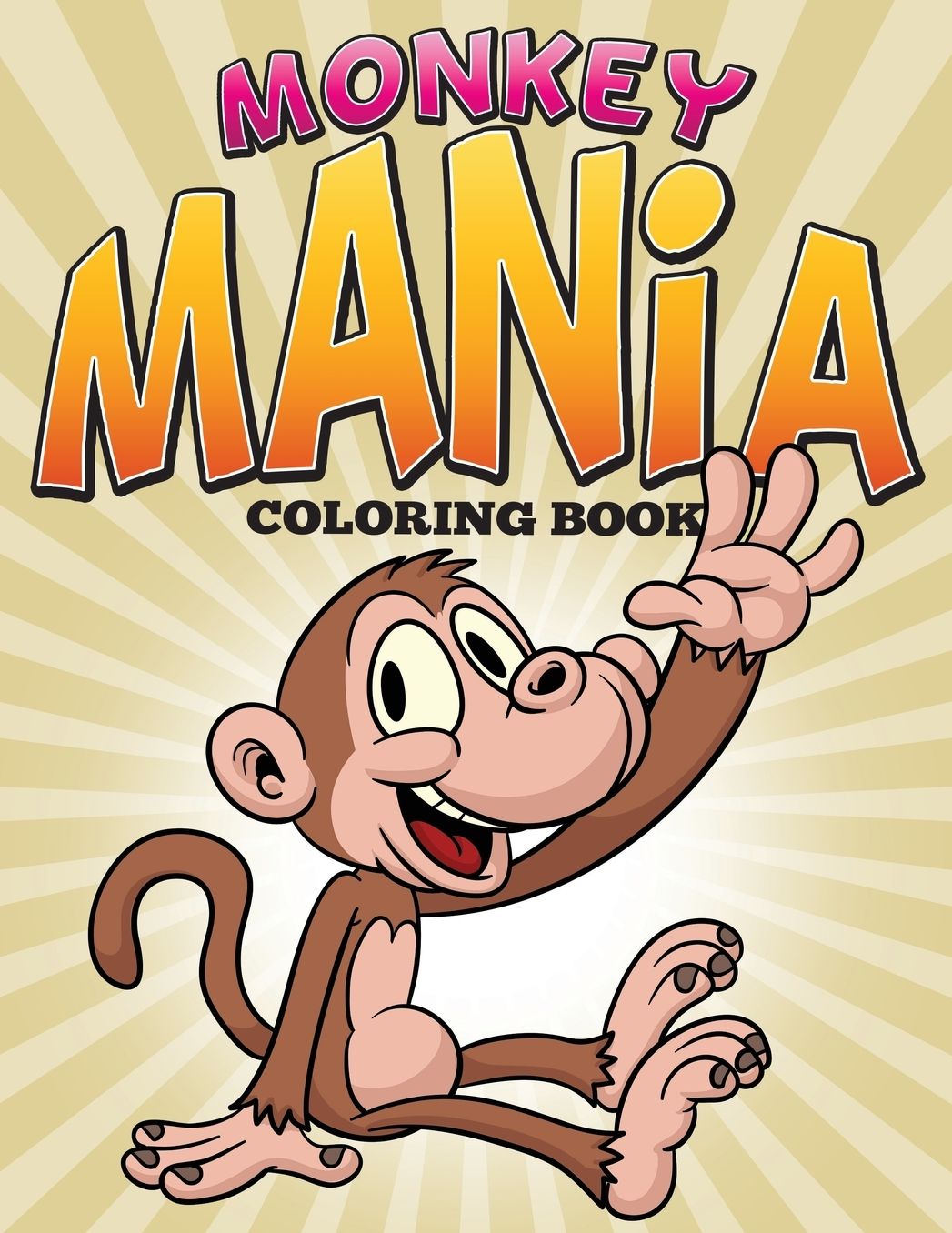 Monkey Mania Coloring Book