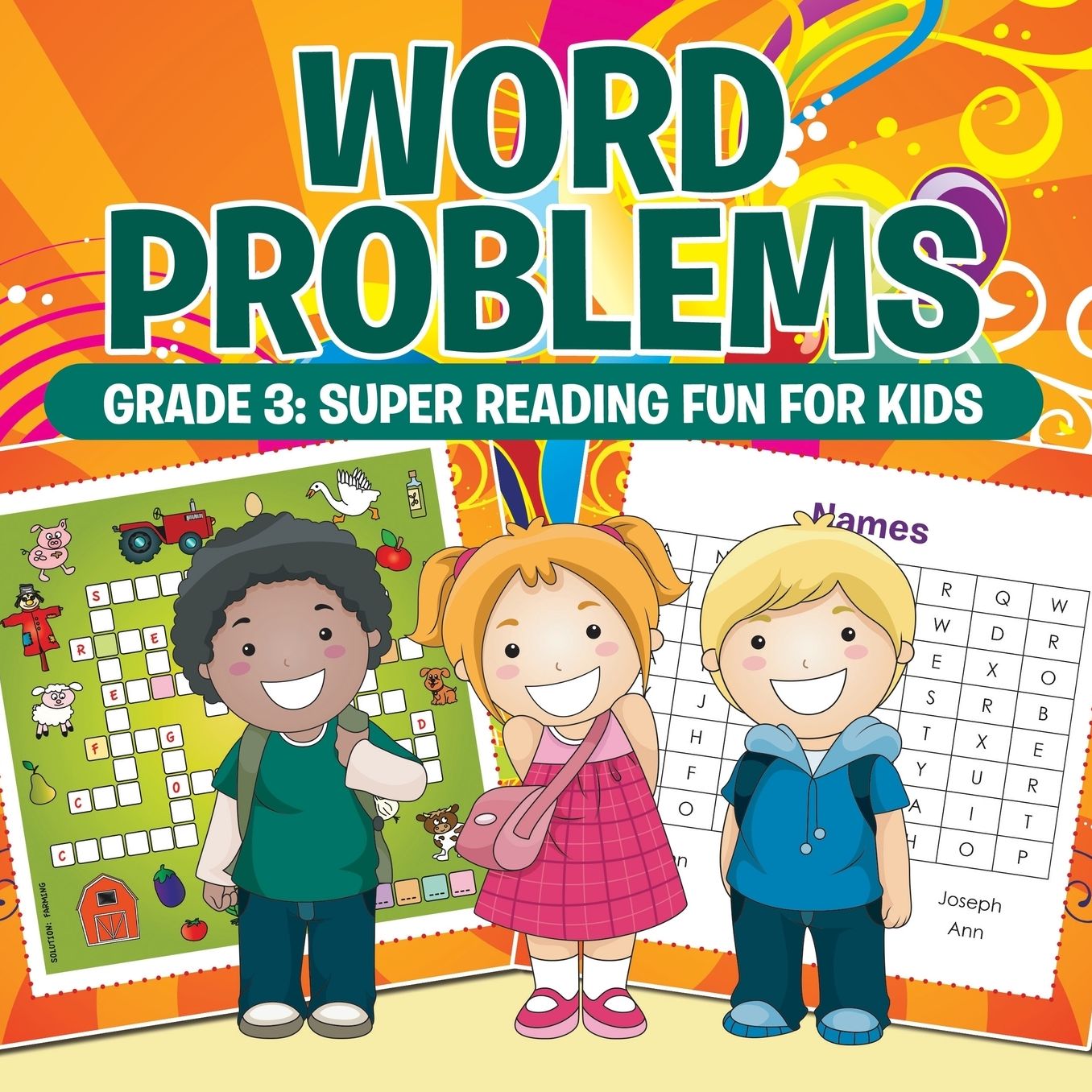 Word Problems Grade 3: Super Reading Fun for Kids