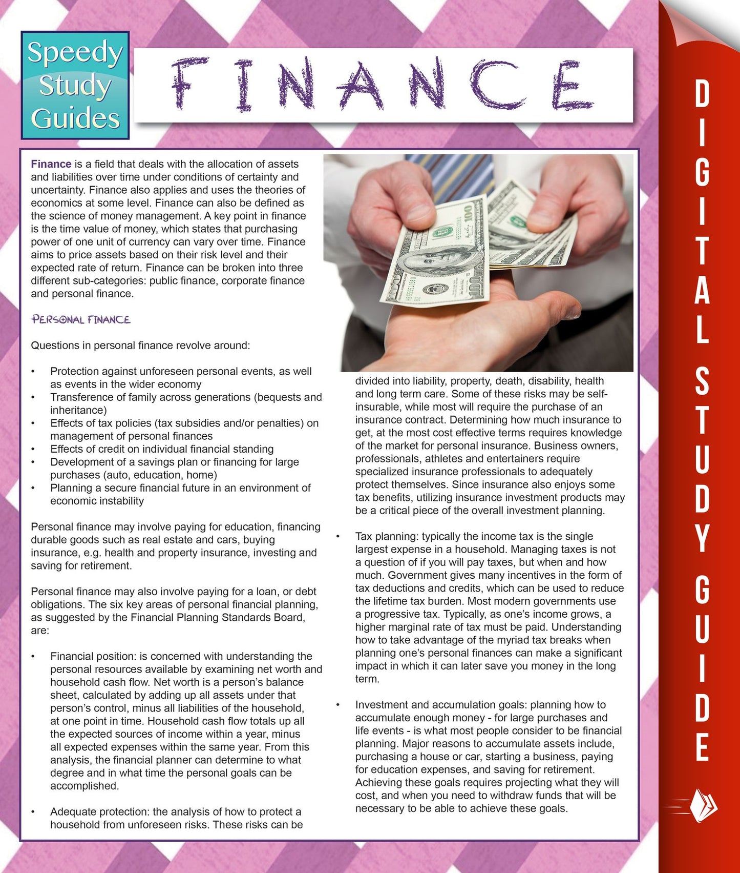 Finance (Speedy Study Guides)