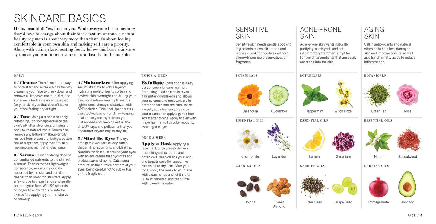 Hello Glow: 150+ Easy Natural Beauty Recipes for A Fresh New You