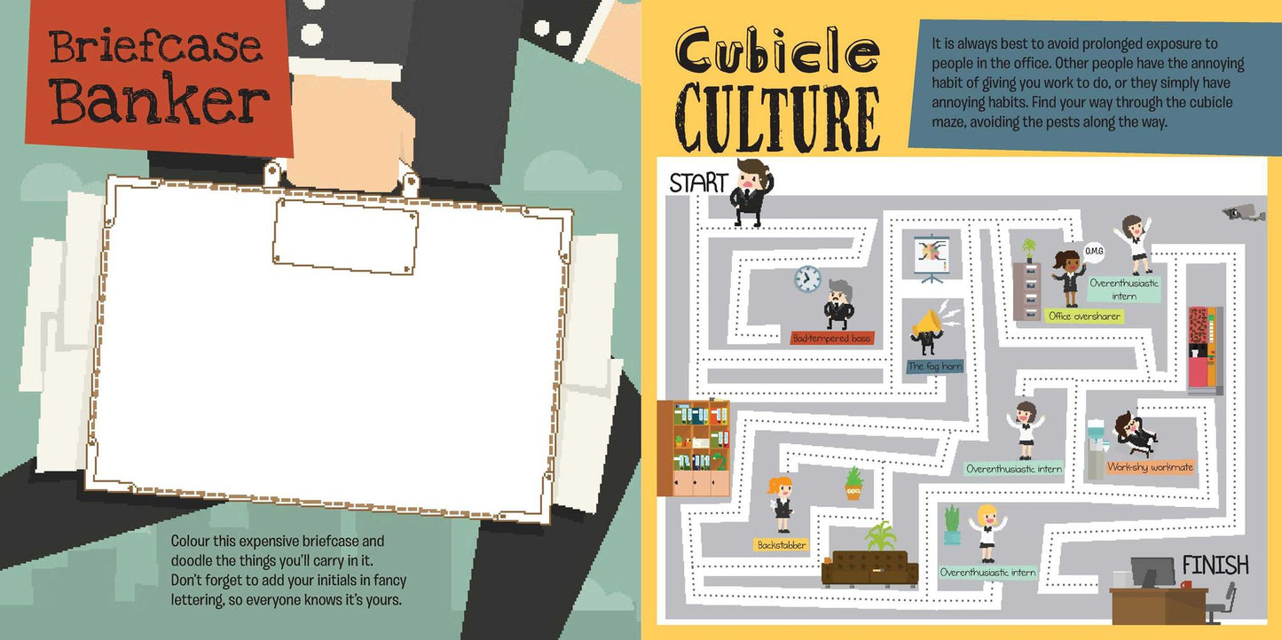The Office (IN)Activity Guide: The Slacker's Coloring Book for Doodling the Dull Days Away