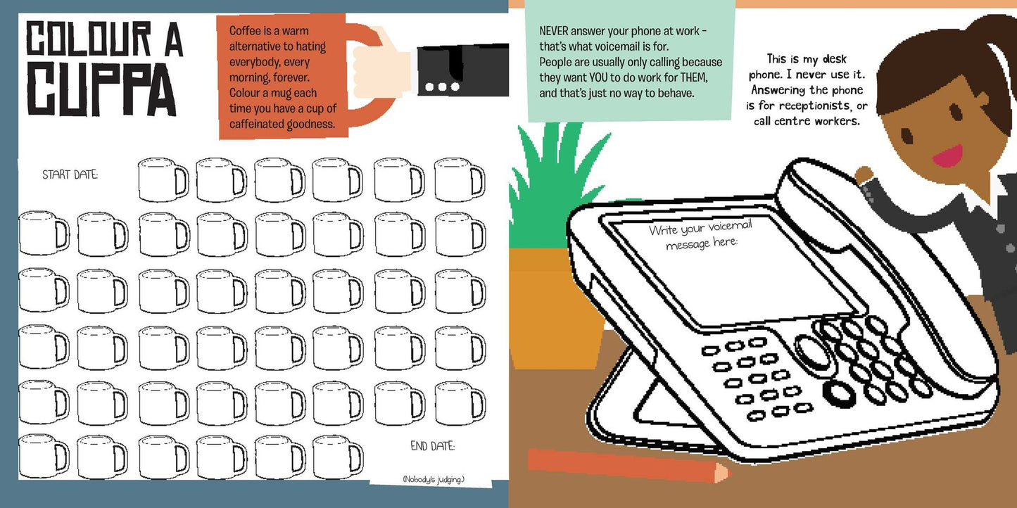 The Office (IN)Activity Guide: The Slacker's Coloring Book for Doodling the Dull Days Away