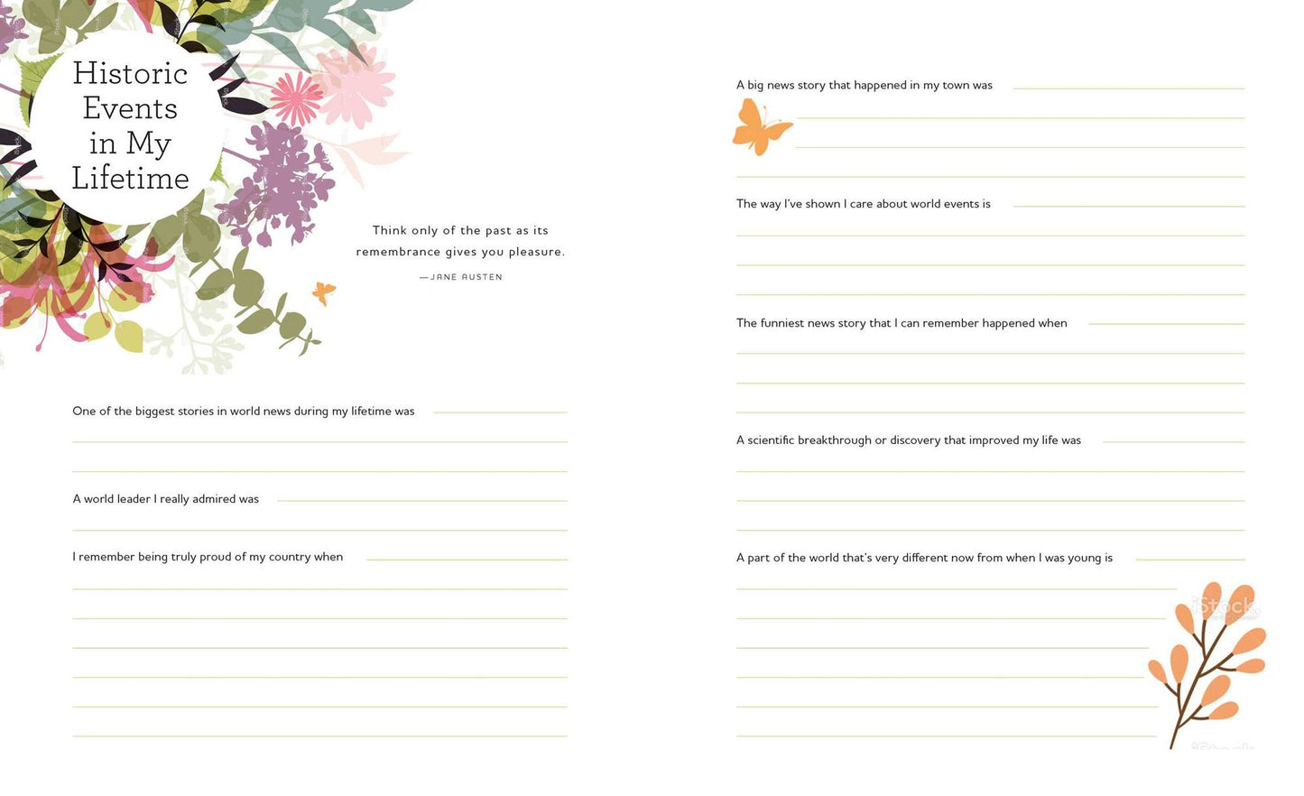 Grandmother's Journal: Memories and Keepsakes for My Grandchild