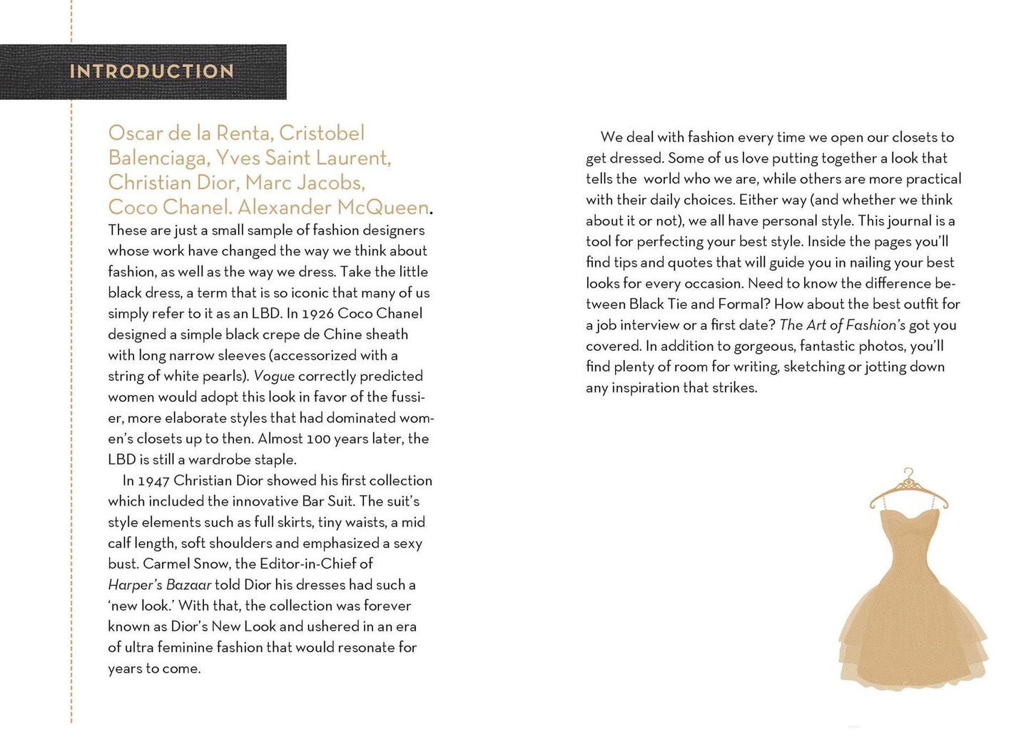 The Art of Fashion - A Journal: Inspirations to Help You Achieve Your Most Stylish Life