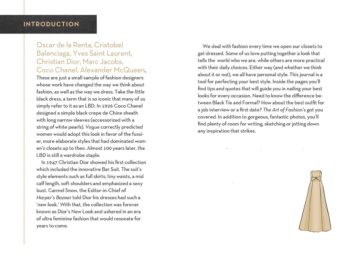 The Art of Fashion - A Journal: Inspirations to Help You Achieve Your Most Stylish Life