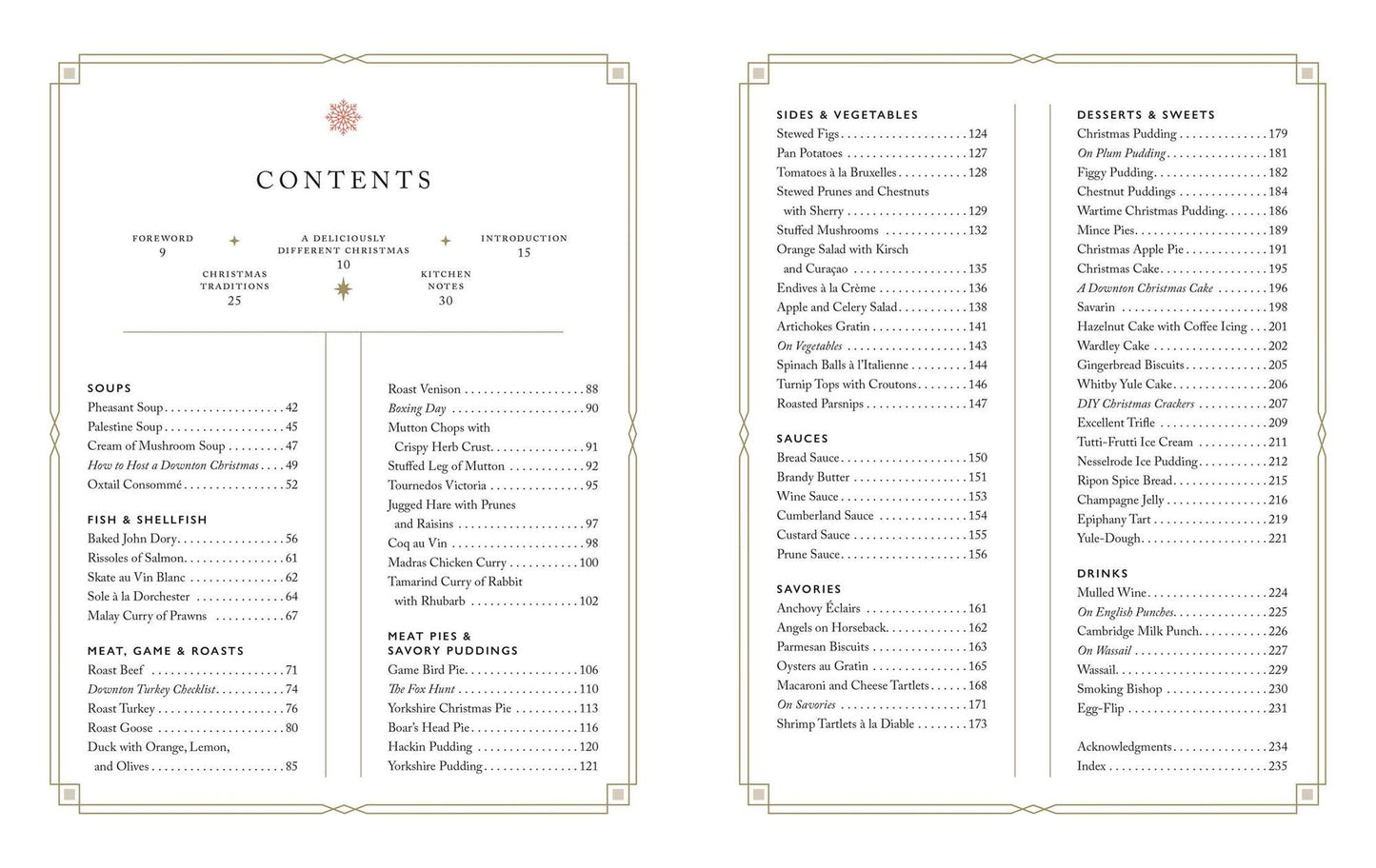 The Official Downton Abbey Christmas Cookbook