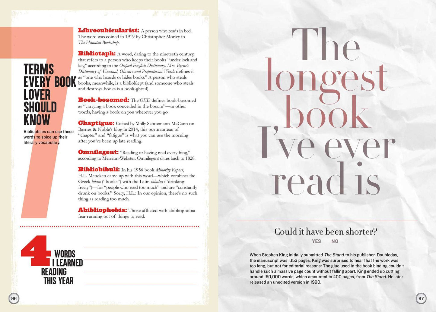 Mental Floss: The Curious Reader Journal for Book Lovers