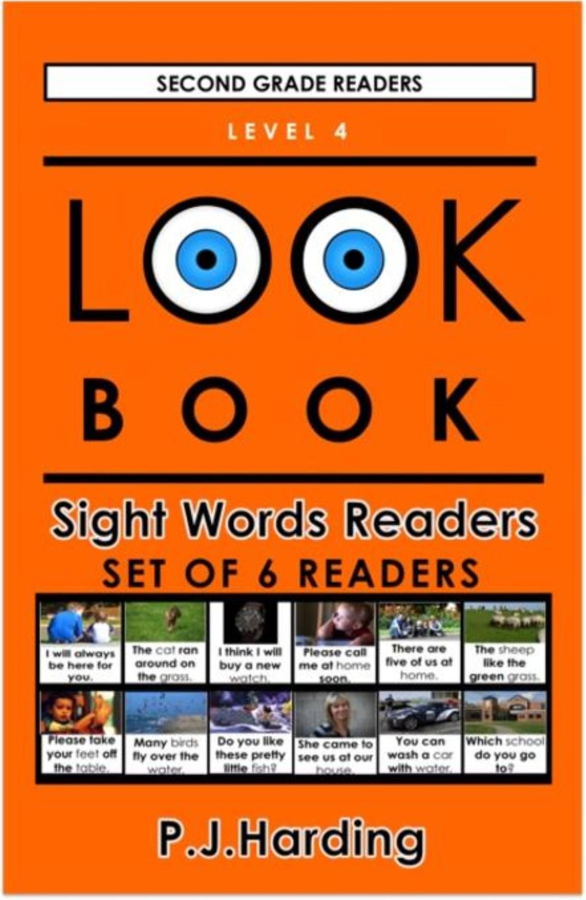 LOOK BOOK Sight Words Readers Set 4: Level 4 Second Grade