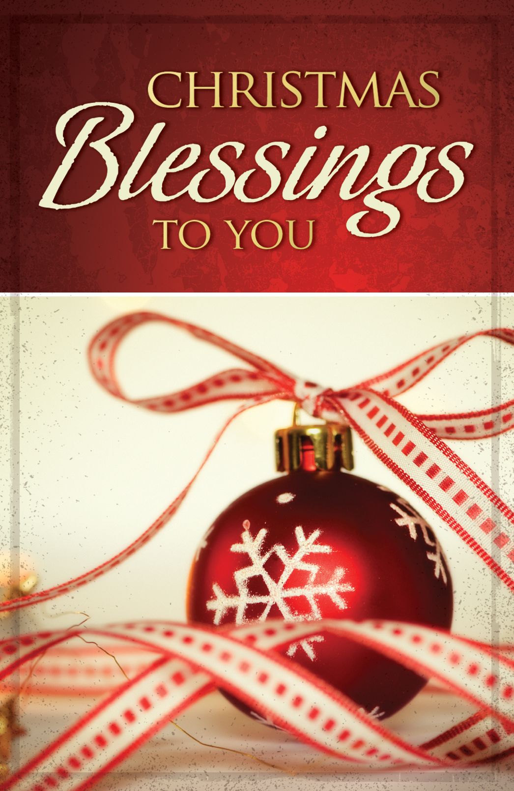 Christmas Blessings to You (Pack of 25)