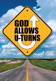God Allows U-Turns (Pack of 25)
