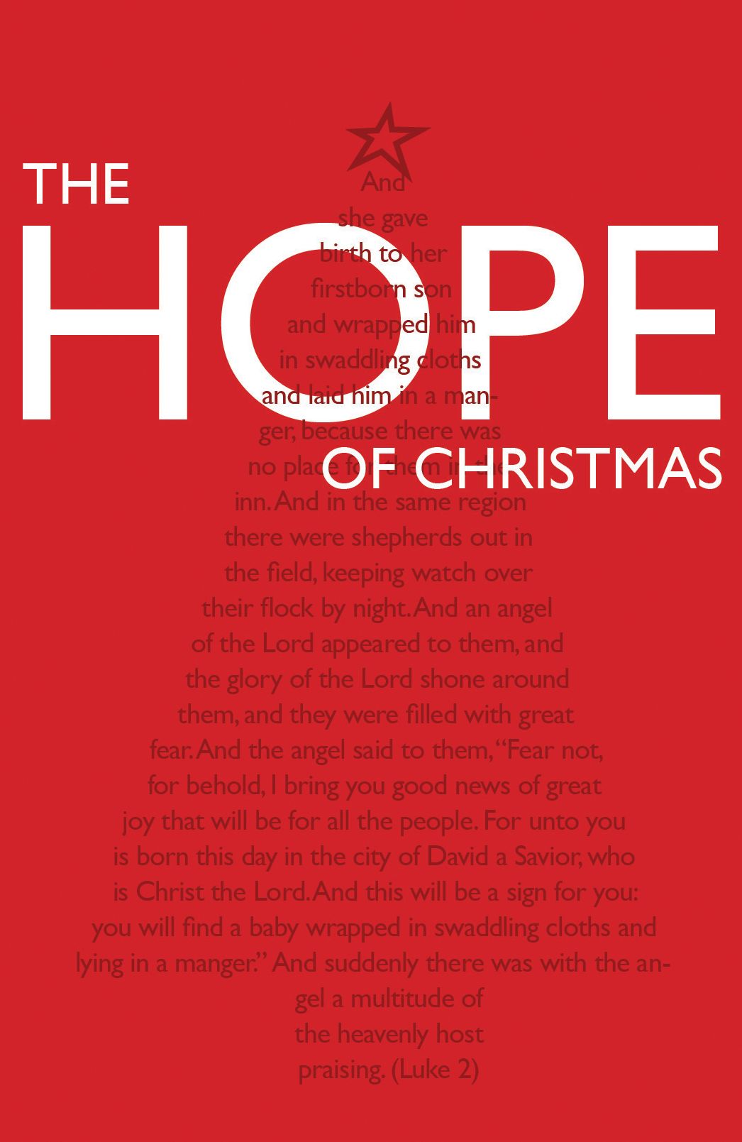 The Hope of Christmas (Pack of 25)