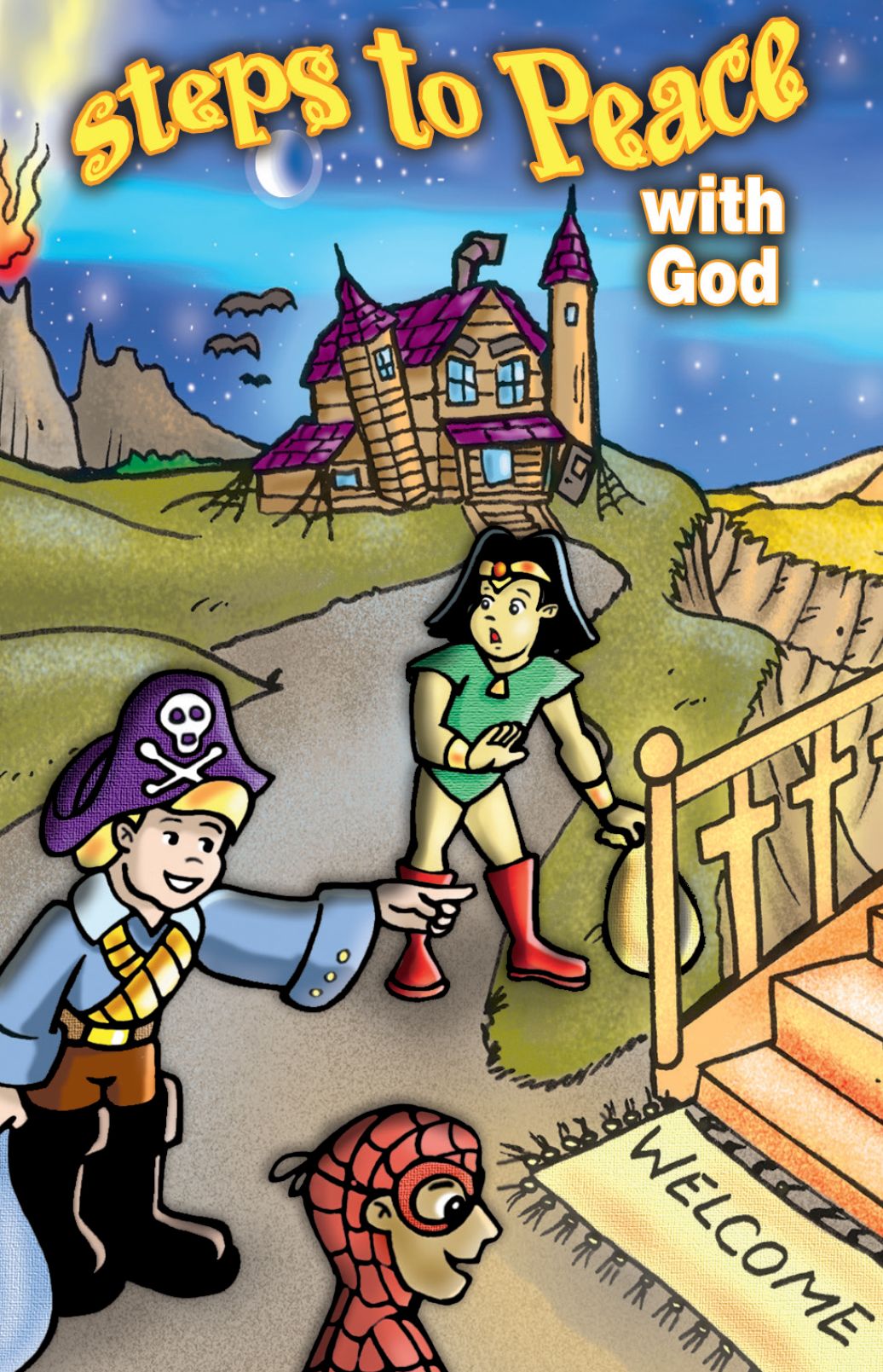 Halloween Steps to Peace with God (Ats) (Pack of 25)