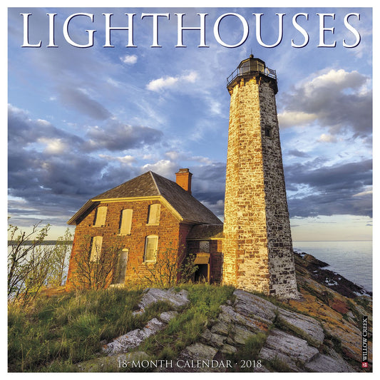 2018 Lighthouses Wall Calendar