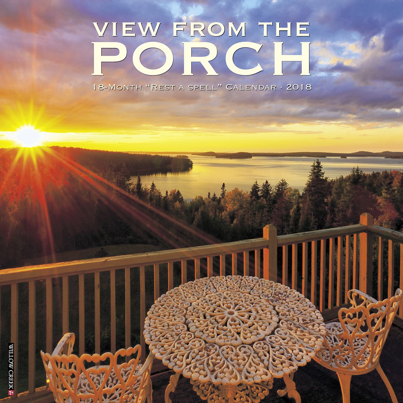 2018 Porch View Wall Calendar