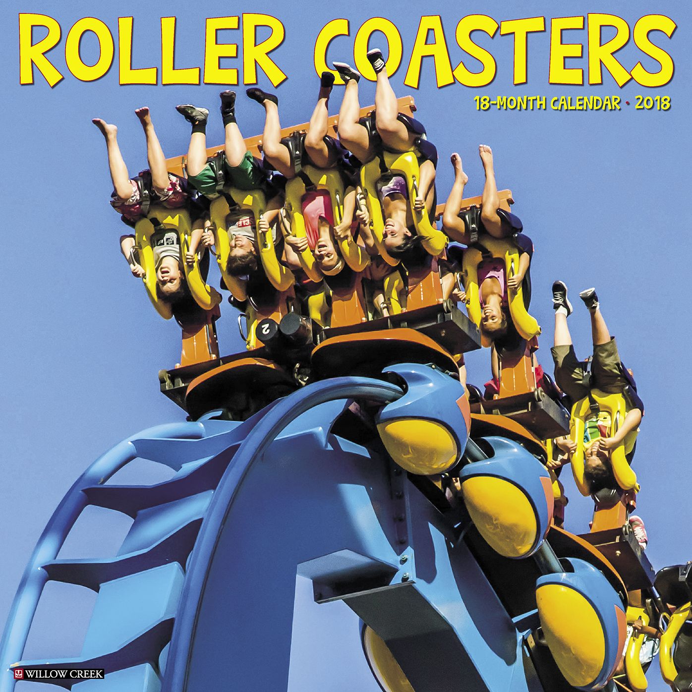 2018 Roller Coasters Wall Calendar