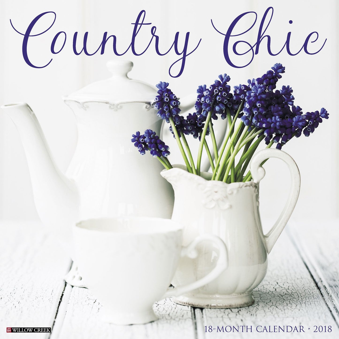2018 Country Chic Wall Calendar