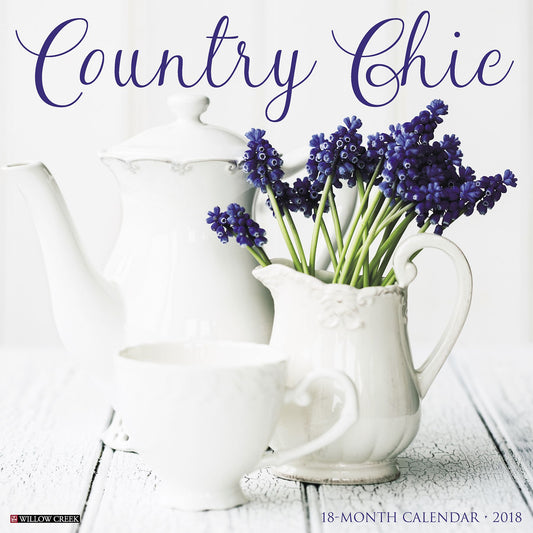 2018 Country Chic Wall Calendar