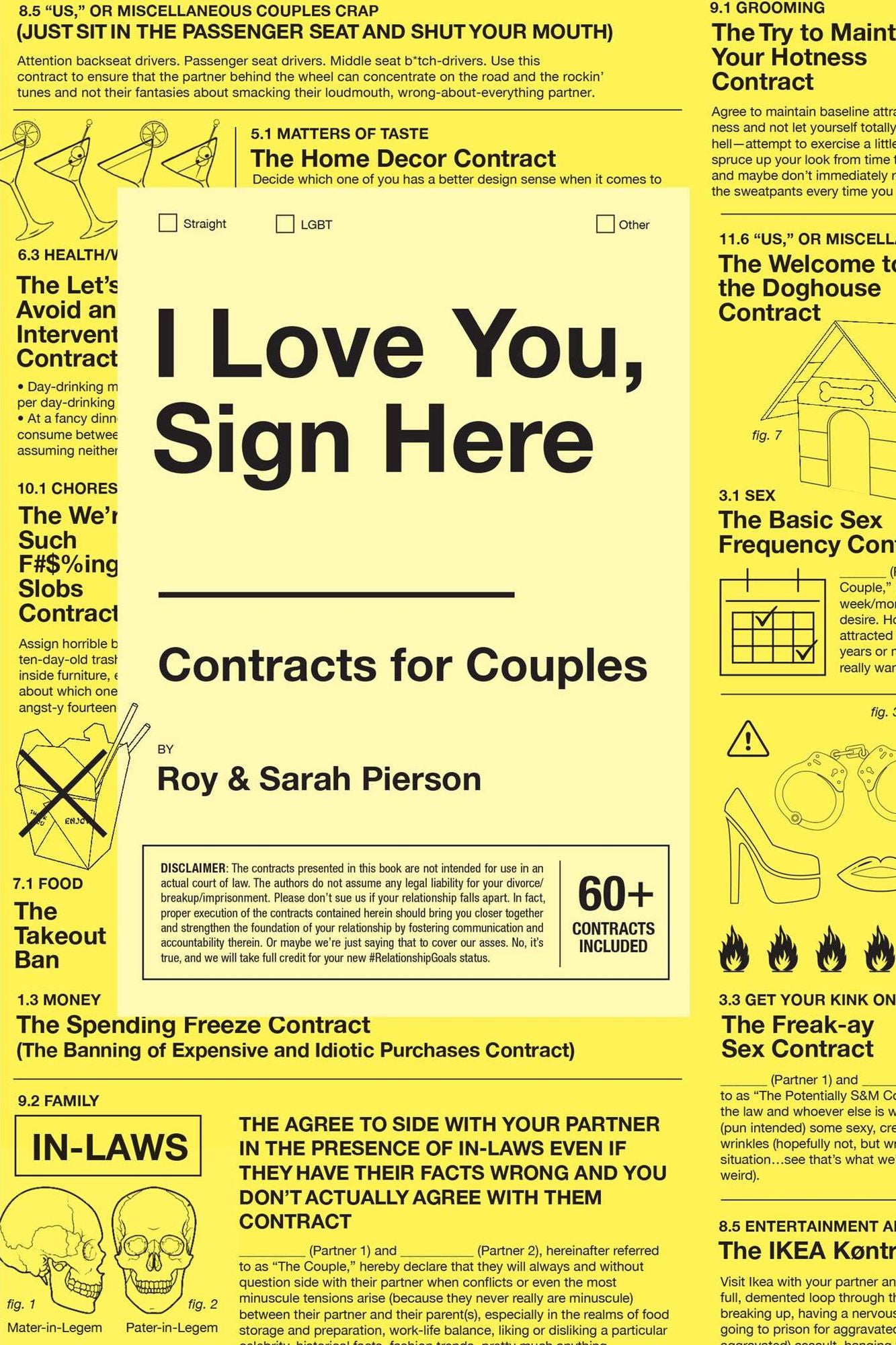 I Love You, Sign Here: Contracts for Couples