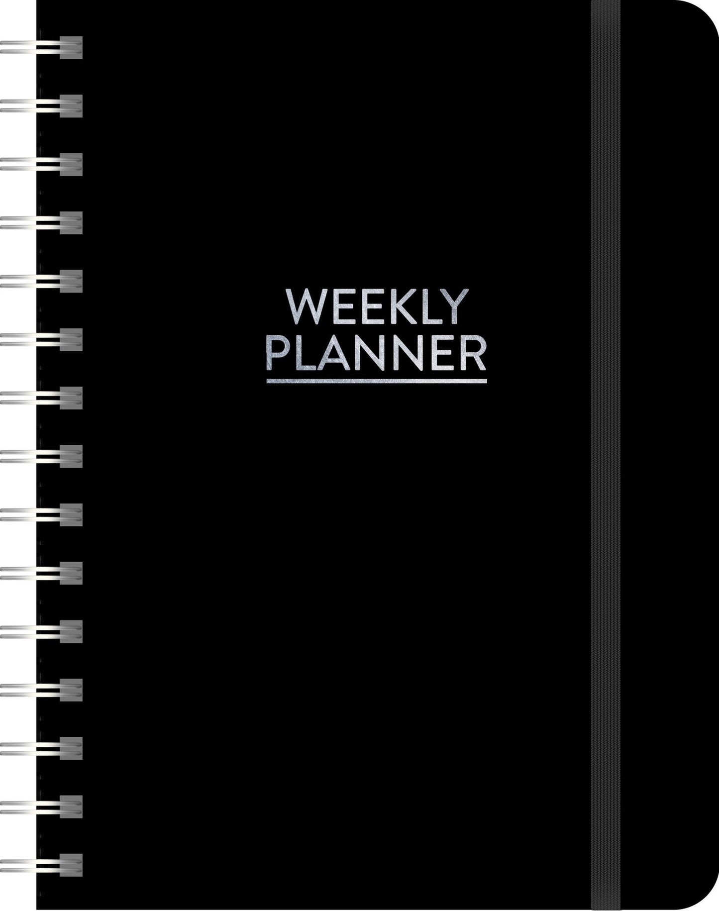 2019 Black Weekly Deluxe Compact Flexi Planner