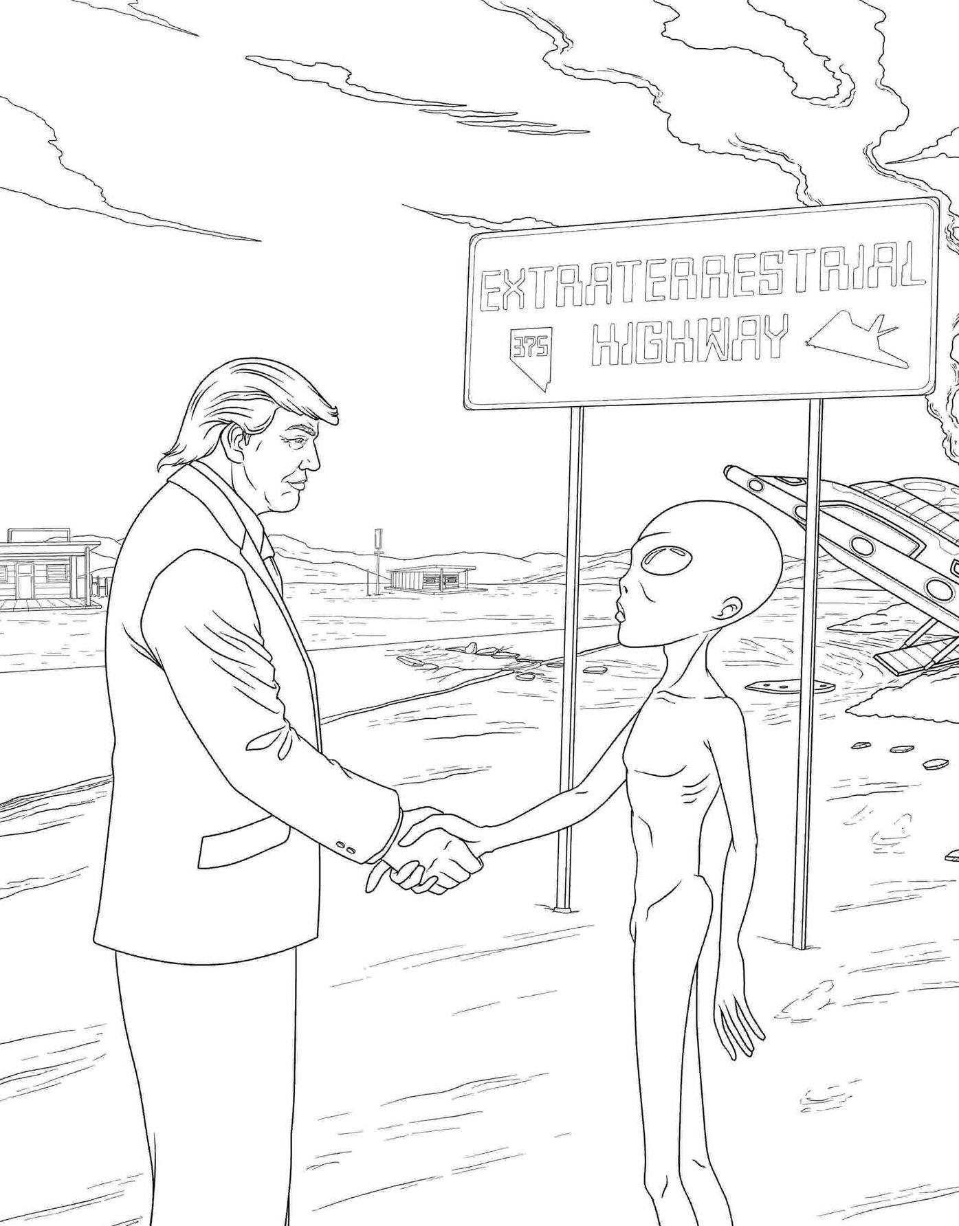 The Trump Coloring Book
