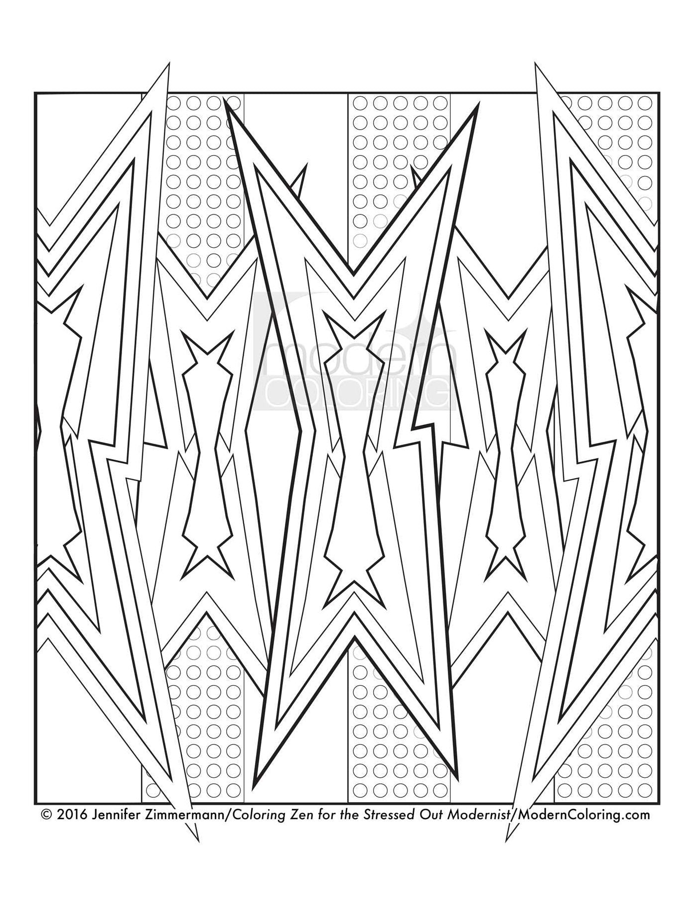 Coloring Zen for the Stressed Out Modernist