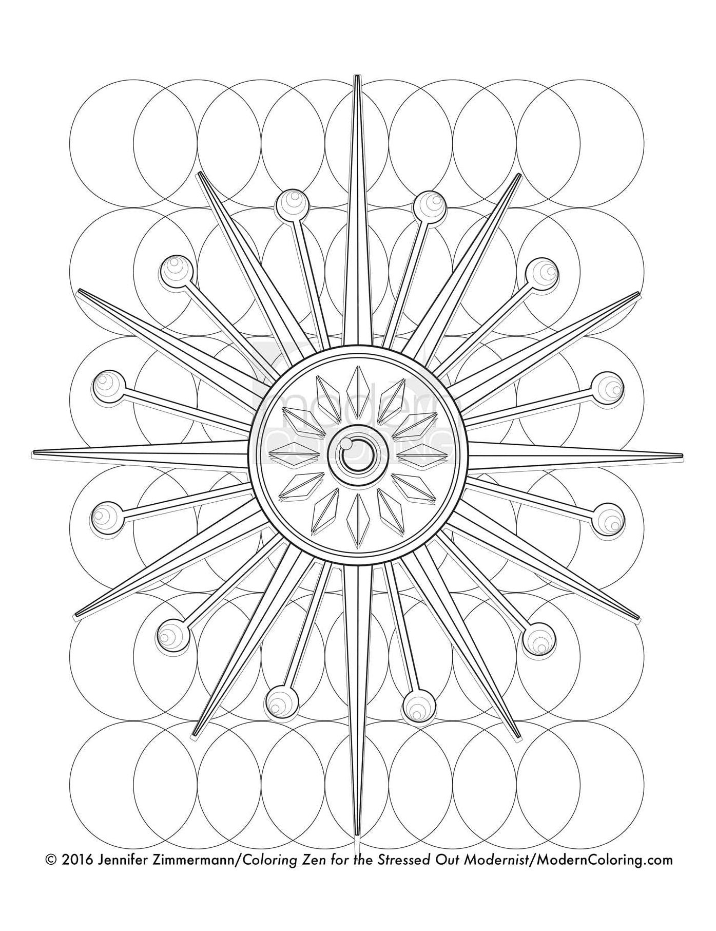 Coloring Zen for the Stressed Out Modernist