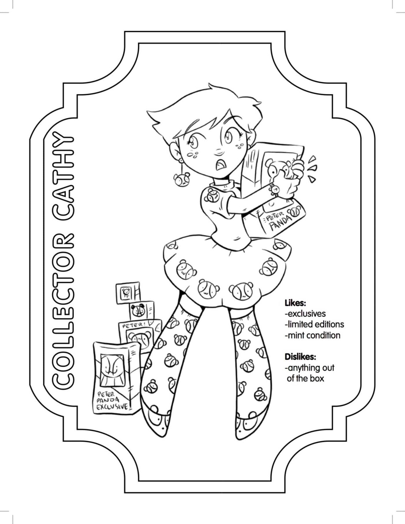Fangirls: A Coloring Book for Girls That Like Stuff