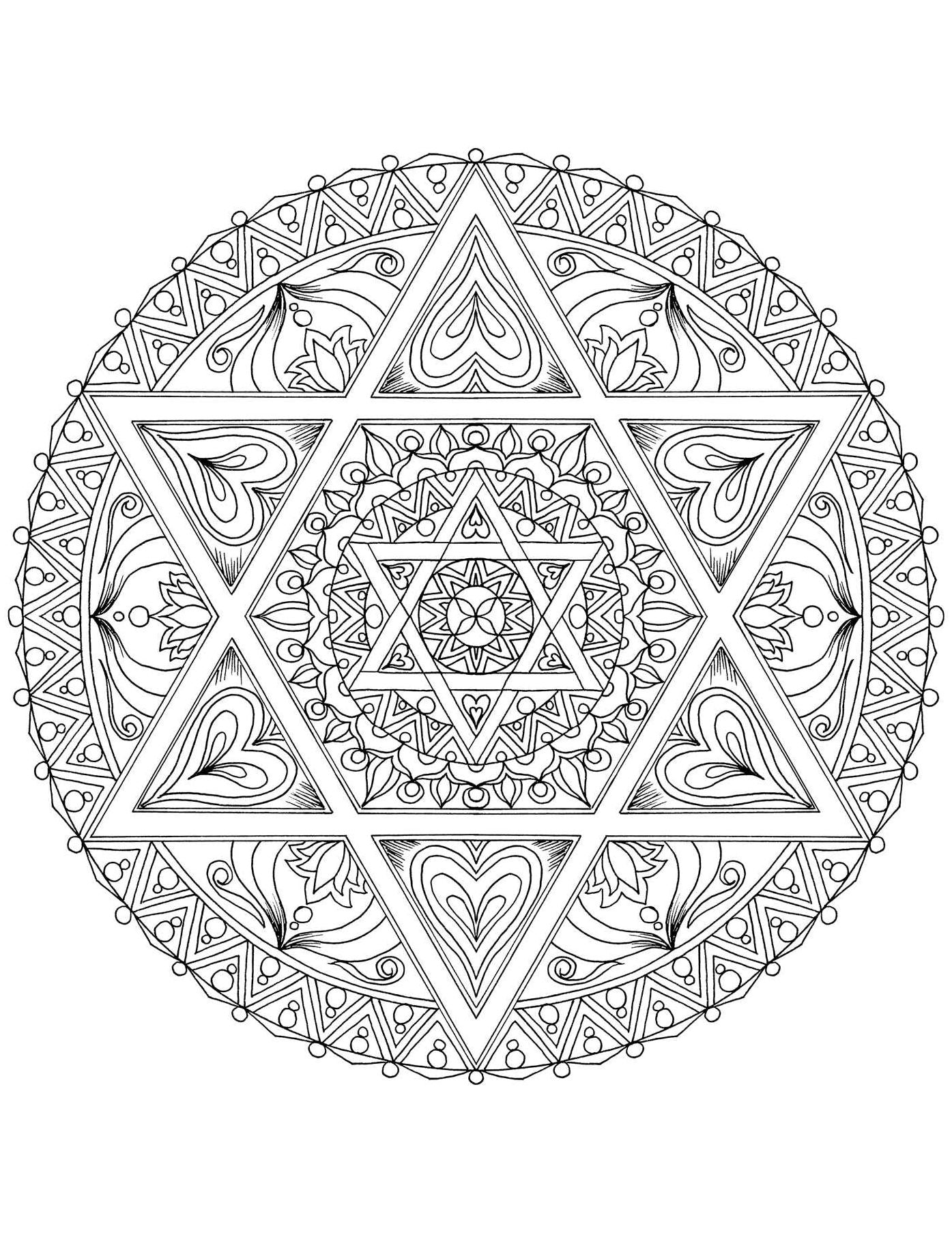The Coloring Book of Jewish Symbols