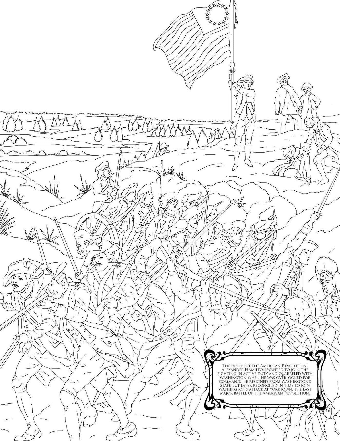 Hamilton: The Adult Coloring Book