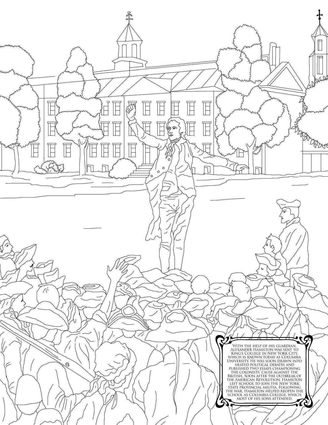 Hamilton: The Adult Coloring Book
