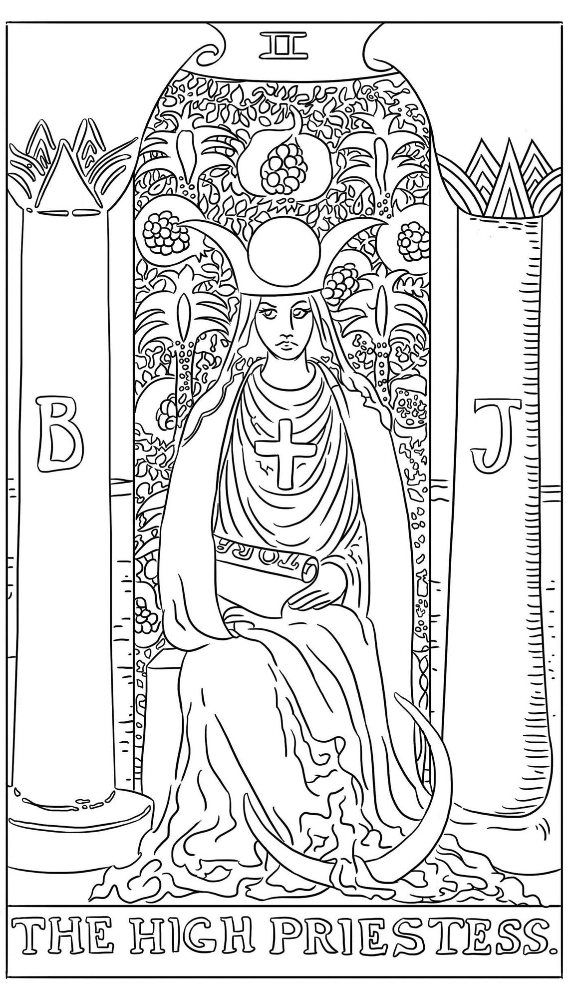 The Tarot Card Adult Coloring Book: Featuring All 78 Cards