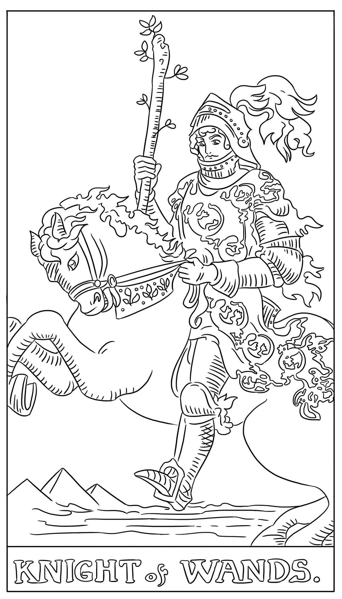 The Tarot Card Adult Coloring Book: Featuring All 78 Cards