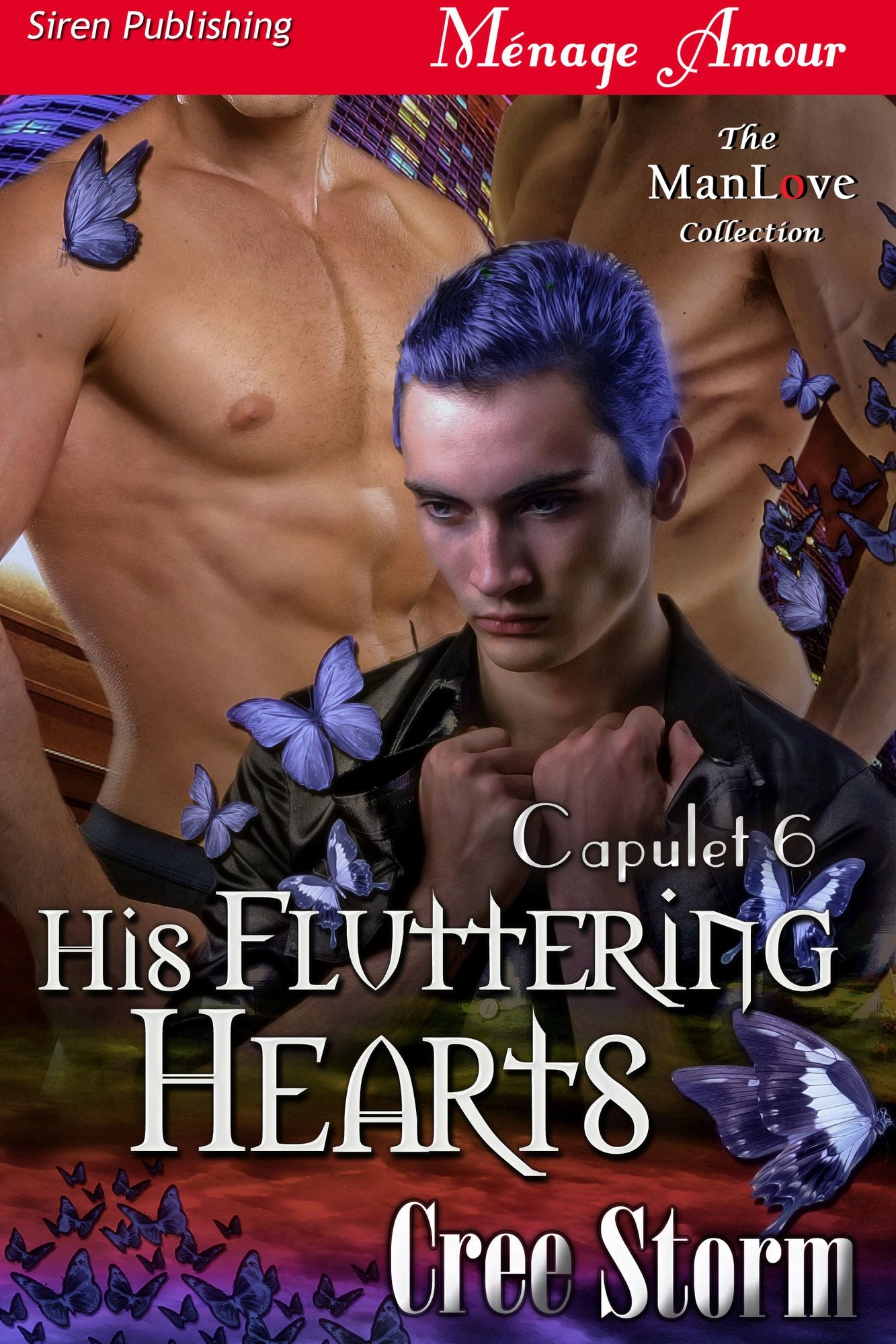 His Fluttering Hearts [Capulet 6] (Siren Publishing Menage Amour ManLove)