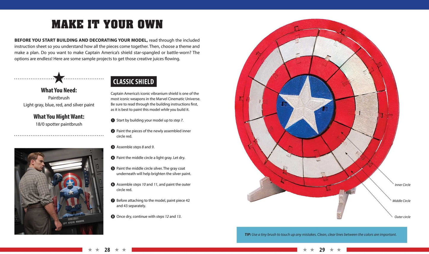 IncrediBuilds: Marvel's Captain America: Civil War Deluxe Book and Model Set: A Guide to the Ultimate Super Soldier