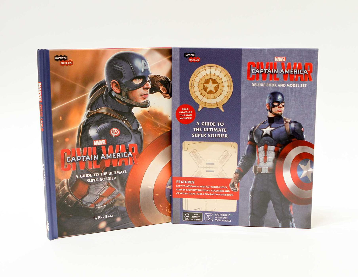 IncrediBuilds: Marvel's Captain America: Civil War Deluxe Book and Model Set: A Guide to the Ultimate Super Soldier