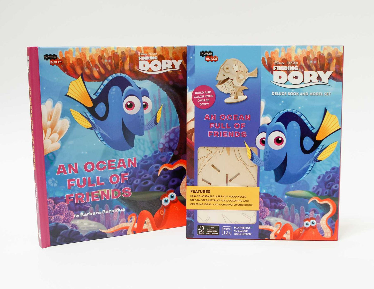 IncrediBuilds: Finding Dory Deluxe Book and Model Set