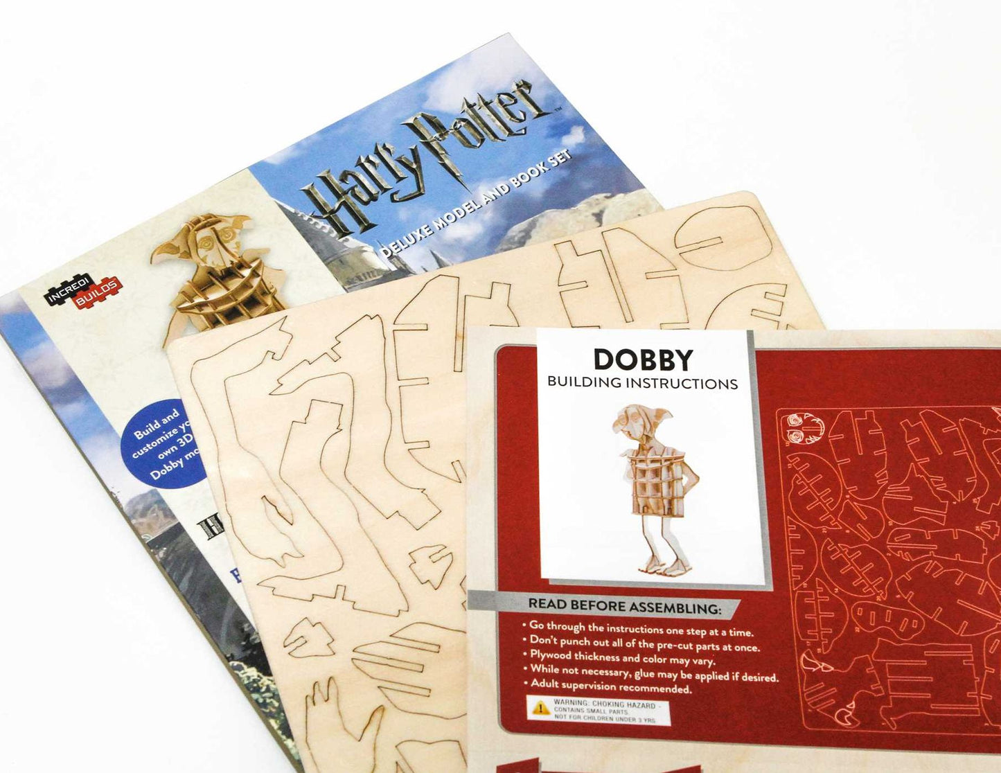 IncrediBuilds: Harry Potter: House-Elves: Deluxe Model and Book Set