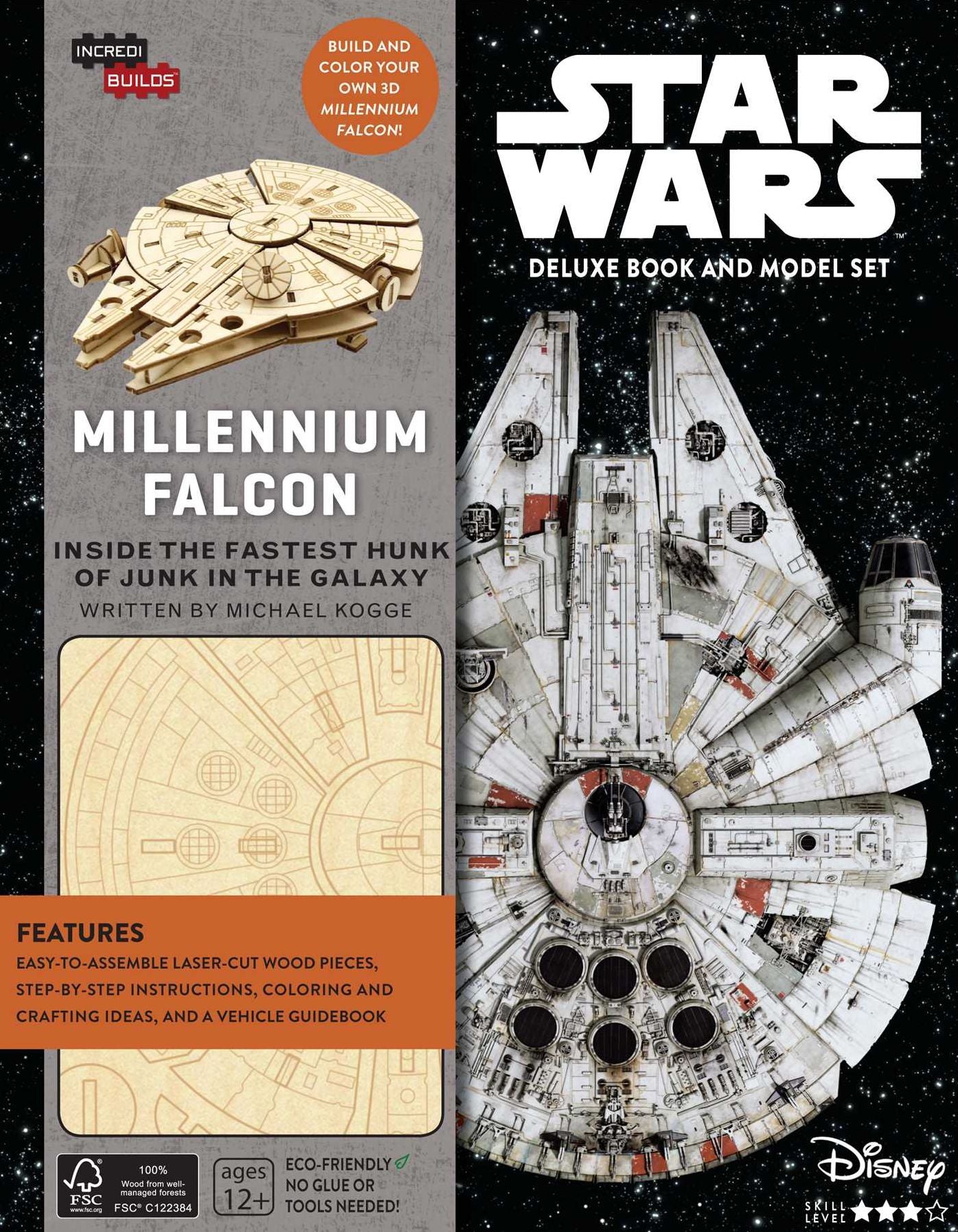IncrediBuilds: Star Wars: Millennium Falcon Deluxe Book and Model Set
