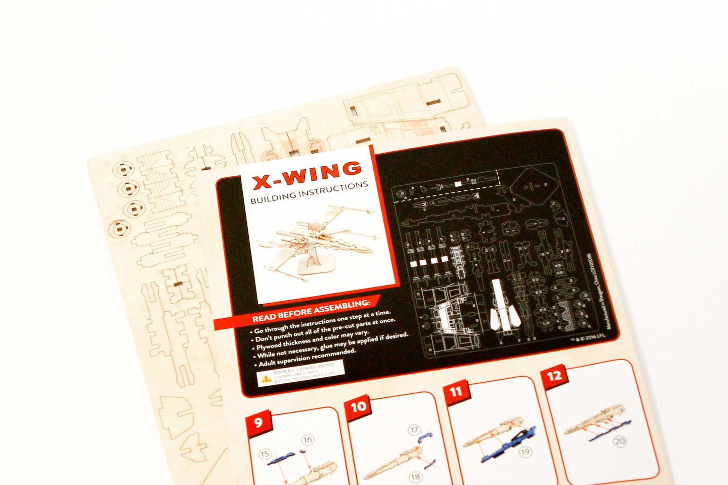 IncrediBuilds: Star Wars: X-Wing Deluxe Book and Model Set