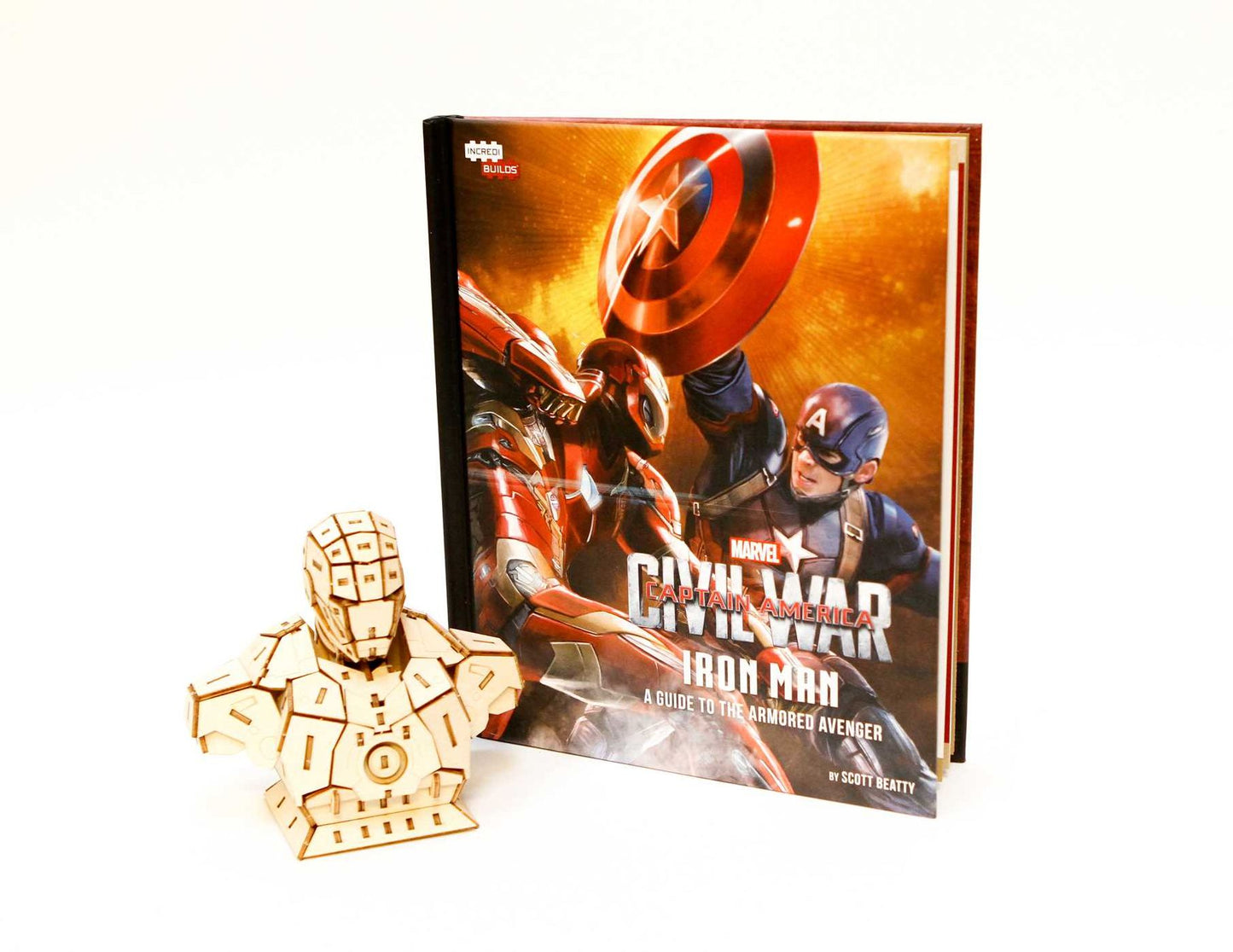 IncrediBuilds: Marvel's Captain America: Civil War: Iron Man Signature Series Book and Model Set