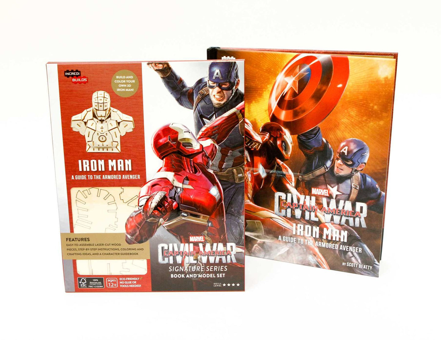 IncrediBuilds: Marvel's Captain America: Civil War: Iron Man Signature Series Book and Model Set